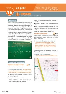 Grandeurs et mesures : le prix
