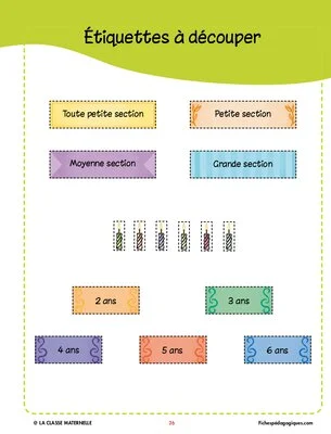 Modèle de cahier de vie