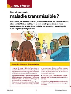 Gérer un cas de maladie transmissible