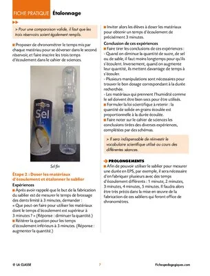 Fabriquer un sablier