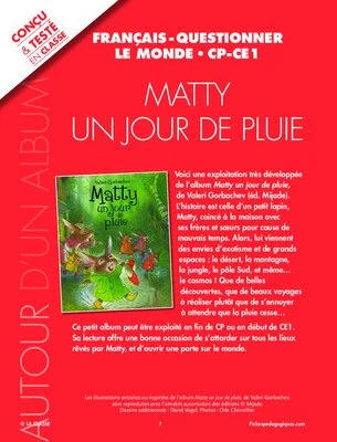 Matty un jour de pluie