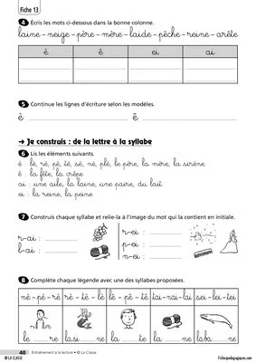 Entraînement à la lecture 2/4
