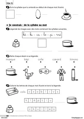 Entraînement à la lecture 2/4