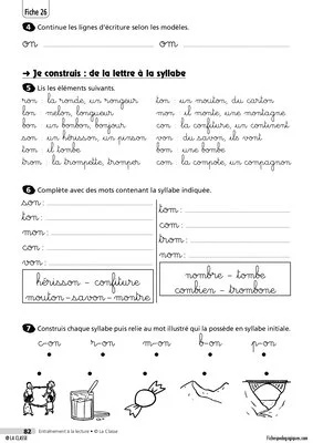 Entraînement à la lecture 3/4