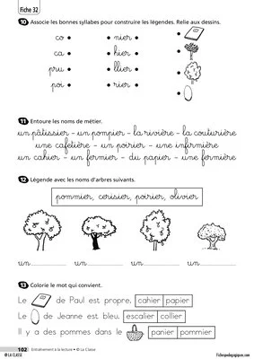 Entraînement à la lecture
