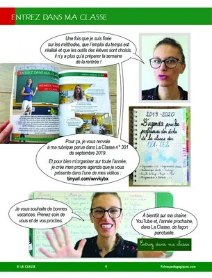 Entrez dans ma classe : la prochaine rentrée scolaire