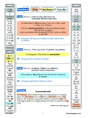 Progression orthographe - Juin