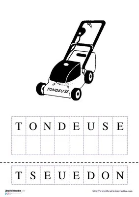 Vocabulaire du jardinier