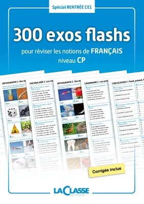 300 exercices flashs de français niveau CP-CE1
