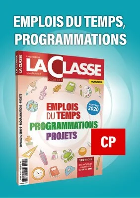 Emplois du temps et programmations CP 2020/2021