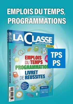 Emplois du temps et programmations TPS/PS 2020