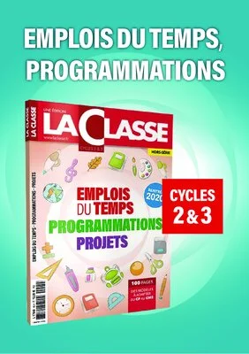 Emplois du temps, programmations et projets Cycles 2 & 3 2020