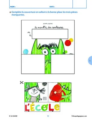 Le monstre des couleurs va à l'école