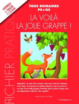 La voilà la jolie grappe !