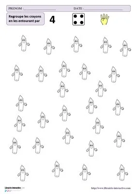 Activité de dénombrement autour de la rentrée