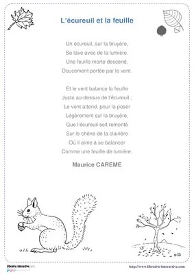 20 poésies d'automne