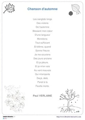 20 poésies d'automne