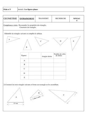 Les figures planes