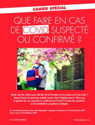 Que faire en cas de Covid suspecté ou confirmé ?