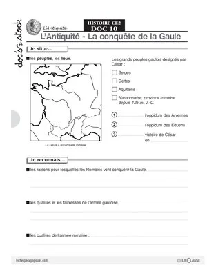 Histoire CE2 / L'Antiquité (1)