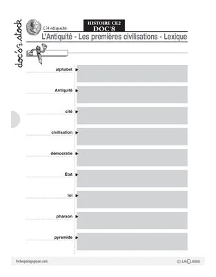 Histoire CE2 / L'Antiquité (1)