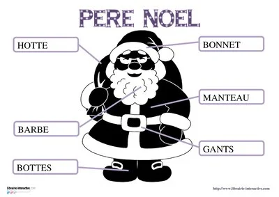 Lire et écrire le vocabulaire de Noël