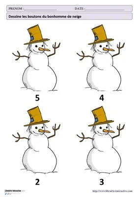 Activités mathématiques de l’hiver
