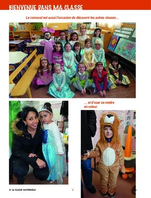 Bienvenue dans ma classe : le carnaval