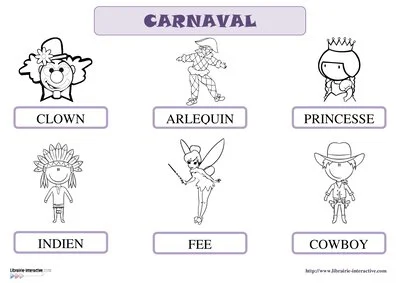 Vocabulaire du carnaval