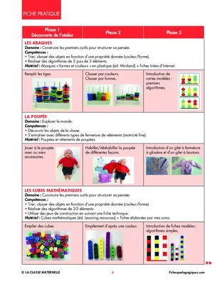 Ateliers autonomes chez les petits