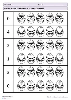 Activités mathématiques pour Pâques