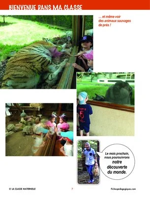 Bienvenue dans ma classe : explorons le monde (1/2)