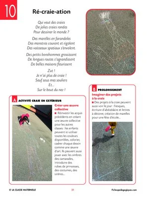 Comptines et jeux de craie