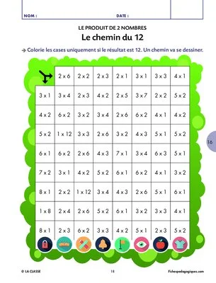 Chemin des nombres (1/2)