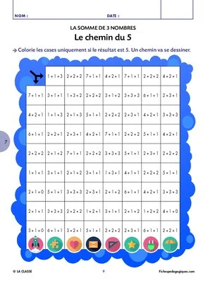 Chemin des nombres (1/2)