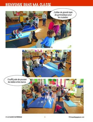Bienvenue dans ma classe : la gym