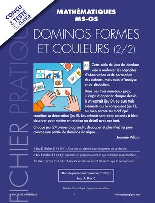 Dominos formes et couleurs (2/2)