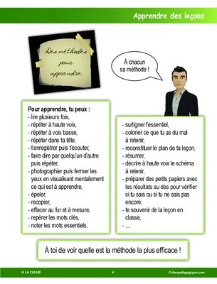 Apprendre des leçons
