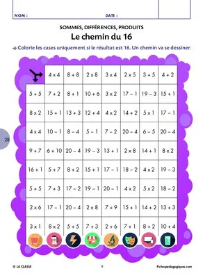 Chemin des nombres (2/2)