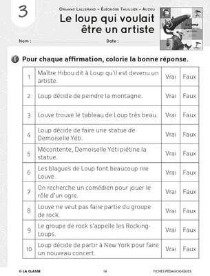Rallye lecture CP : Le loup