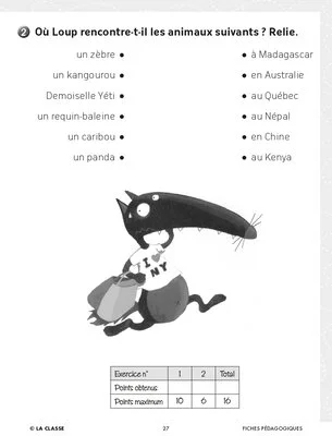 Rallye lecture CP : Le loup
