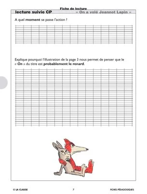 On a volé Jeannot Lapin
