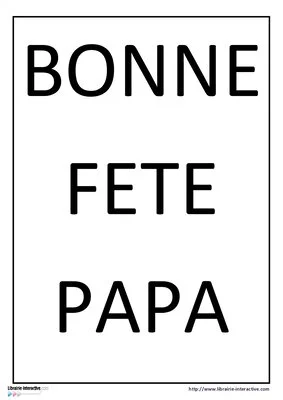 Puzzle fête des pères