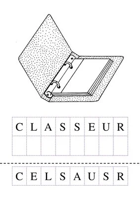 Vocabulaire de la rentrée : 12 fiches maternelle (PS, MS, GS)