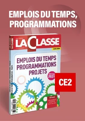Emplois du temps et programmations CE2 2021