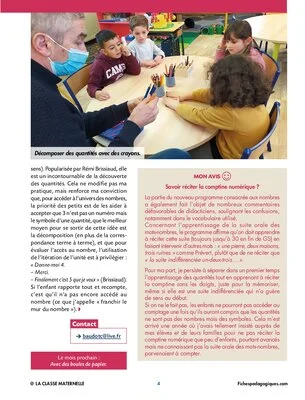 Nouveau programme, qu’est-ce qui change ?