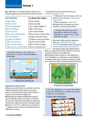 Programmation en allemand - Période 1