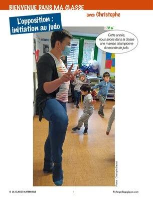 Bienvenue dans ma classe : l'initiation au judo