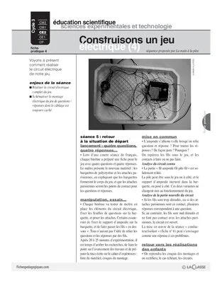 Construisons un jeu électrique (4)
