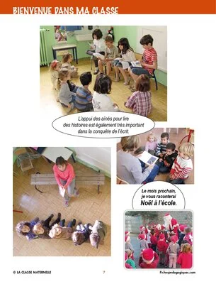 Bienvenue dans ma classe : la lecture d'histoires